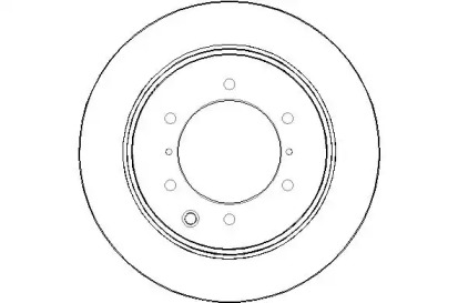 Тормозной диск NATIONAL NBD1632