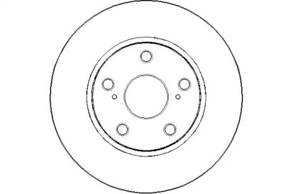 Тормозной диск NATIONAL NBD1635
