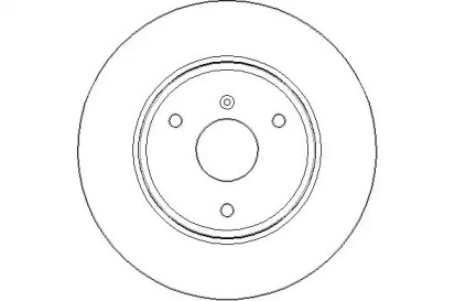 Тормозной диск NATIONAL NBD1637