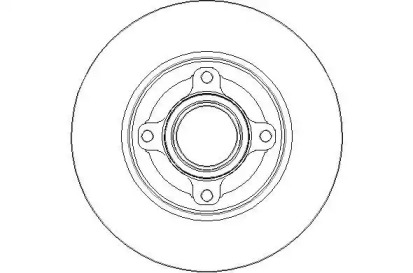 Тормозной диск NATIONAL NBD1642