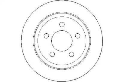 Тормозной диск NATIONAL NBD1650