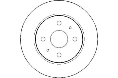 Тормозной диск NATIONAL NBD1680