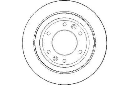 Тормозной диск NATIONAL NBD1689
