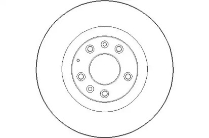 Тормозной диск NATIONAL NBD1697