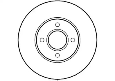 Тормозной диск NATIONAL NBD1384