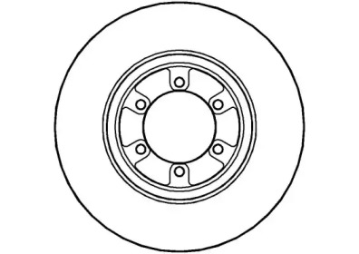 Тормозной диск NATIONAL NBD1433