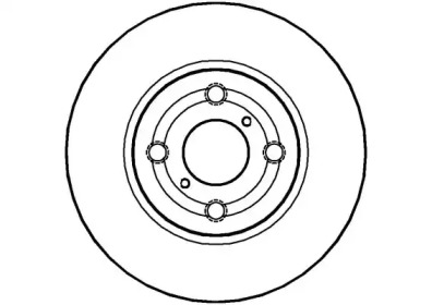 Тормозной диск NATIONAL NBD1452