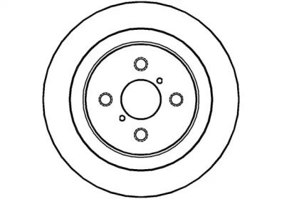 Тормозной диск NATIONAL NBD1453