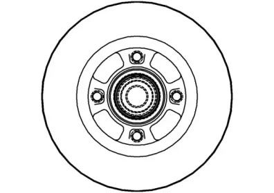 Тормозной диск NATIONAL NBD1640