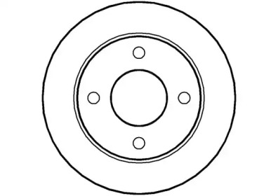 Тормозной диск NATIONAL NBD188