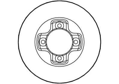 Тормозной диск NATIONAL NBD195