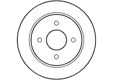 Тормозной диск NATIONAL NBD202