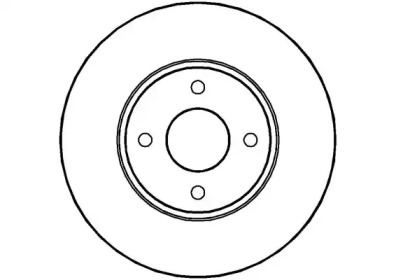 Тормозной диск NATIONAL NBD203