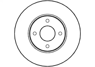 Тормозной диск NATIONAL NBD207