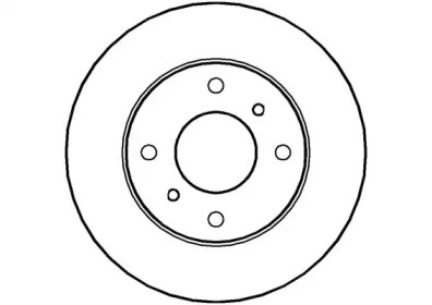 Тормозной диск NATIONAL NBD237
