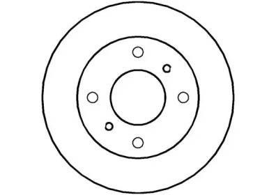 Тормозной диск NATIONAL NBD240