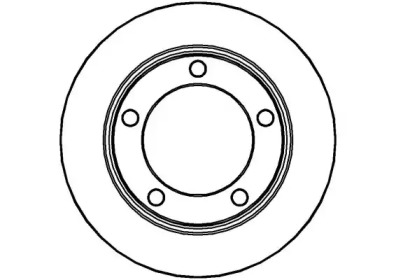 Тормозной диск NATIONAL NBD251