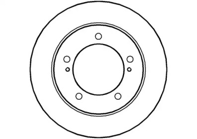 Тормозной диск NATIONAL NBD257