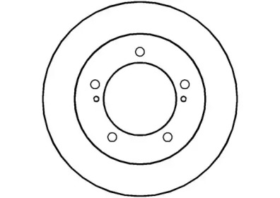 Тормозной диск NATIONAL NBD259