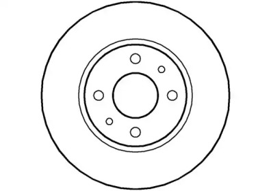 Тормозной диск NATIONAL NBD284