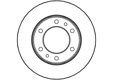 Тормозной диск NATIONAL NBD343