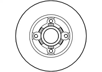 Тормозной диск NATIONAL NBD344