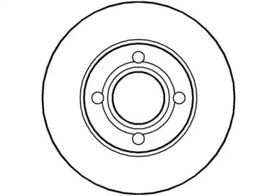 Тормозной диск NATIONAL NBD387