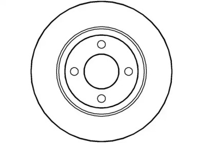 Тормозной диск NATIONAL NBD505