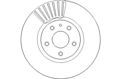 Тормозной диск NATIONAL NBD1852