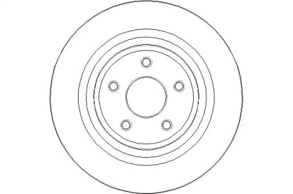 Тормозной диск NATIONAL NBD1853
