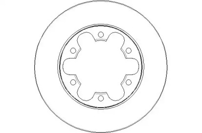 Тормозной диск NATIONAL NBD1855