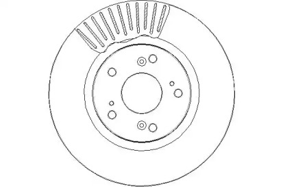 Тормозной диск NATIONAL NBD1862