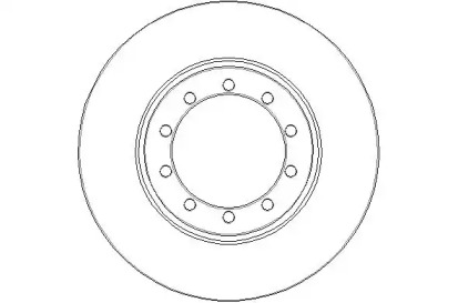 Тормозной диск NATIONAL NBD1887
