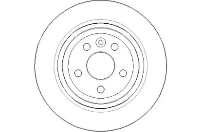 Тормозной диск NATIONAL NBD1889