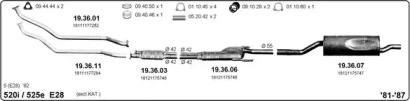 Система выпуска ОГ IMASAF 511000072