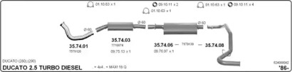 Система выпуска ОГ IMASAF 524000082