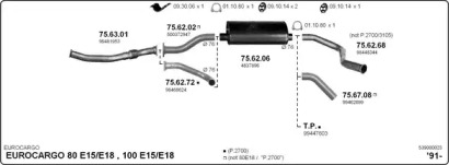 Система выпуска ОГ IMASAF 539000023