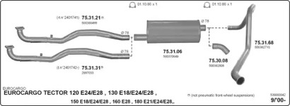 Система выпуска ОГ IMASAF 539000042