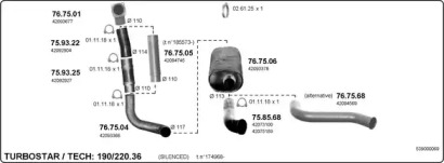 Система выпуска ОГ IMASAF 539000069