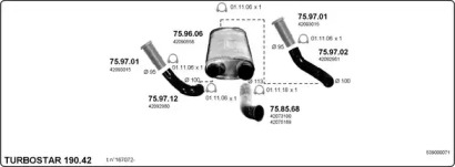 Система выпуска ОГ IMASAF 539000071