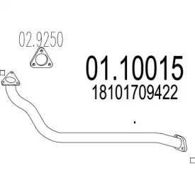 Трубка MTS 01.10015