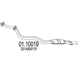 Трубка MTS 01.10019