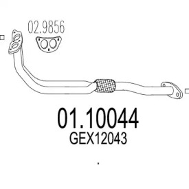 Трубка MTS 01.10044