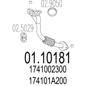 Трубка MTS 01.10181