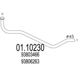 Трубка MTS 01.10230