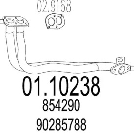 Трубка MTS 01.10238