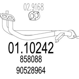 Труба выхлопного газа MTS 01.10242