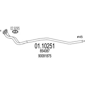Трубка MTS 01.10251