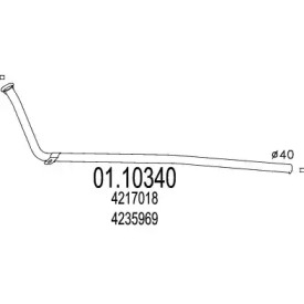 Трубка MTS 01.10340
