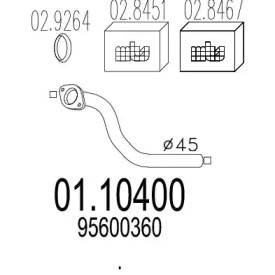 Трубка MTS 01.10400